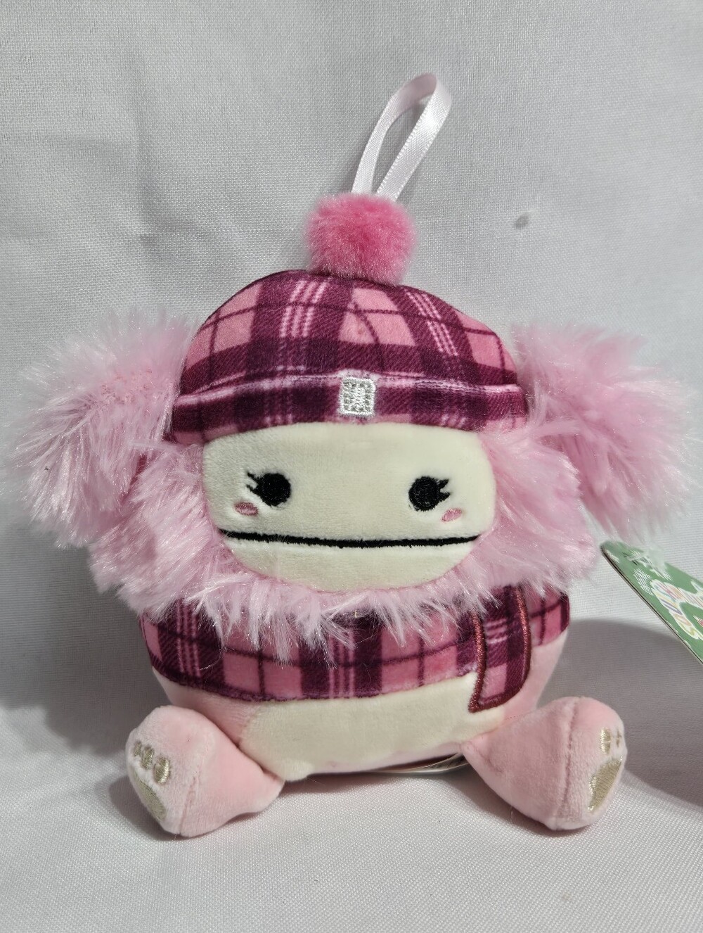 4" Squishmallows plush ornament Brina the Bigfoot NEW W TAG!